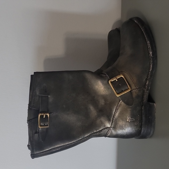 COACH x Frye: Frye For Coach Metallic Engineer Limited Edition Boots - Picture 1 of 12